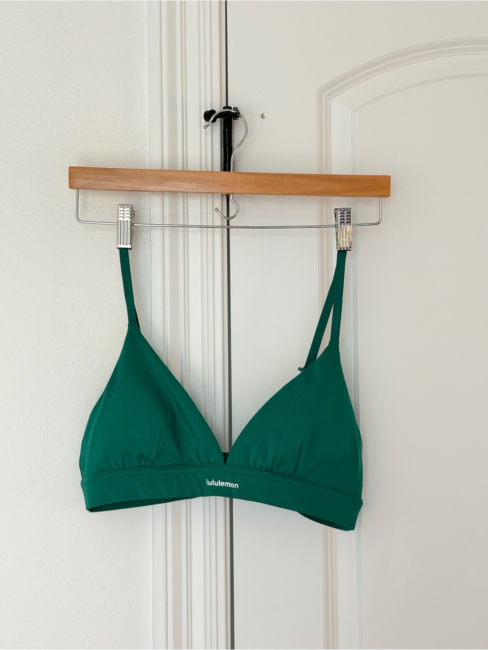lululemon green triangle bra SET